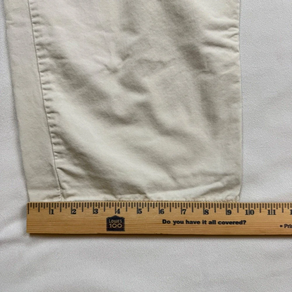 VTG 90s Levis L2 Khakis Mens 36x32 Beige Cargo Pants Relax Fit Cotton Twill Y2K